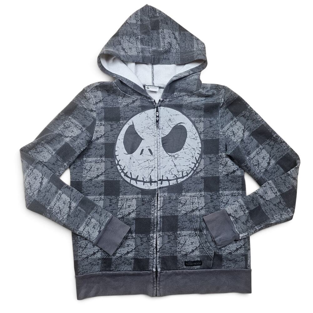 DISNEY PARKS Jack Skellington Hoodie Men's M Nightmare Before Christmas Full Zip